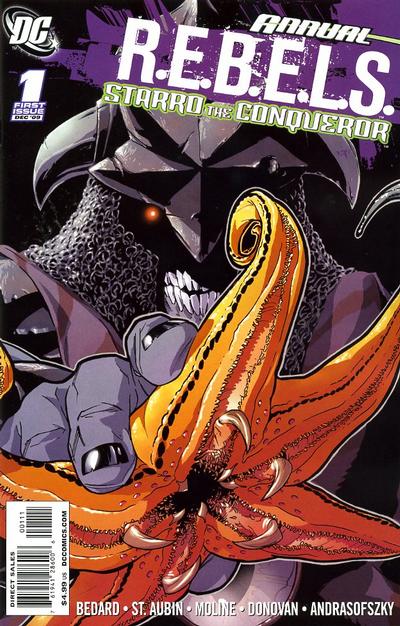 Cover for R.E.B.E.L.S. Annual #1: Starro the Conqueror (DC, 2009 series) 