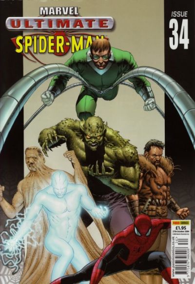Cover for Ultimate Spider-Man (Panini UK, 2002 series) #34