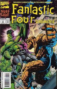 Cover for Fantastic Four Unlimited (Marvel, 1993 series) #4 [Direct Edition]