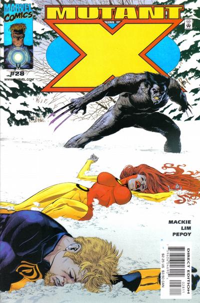 Cover for Mutant X (Marvel, 1998 series) #28