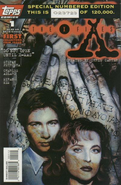 Cover for The X-Files (Topps, 1995 series) #1 [Second Printing]