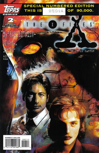 Cover for The X-Files (Topps, 1995 series) #2 [Second Printing]