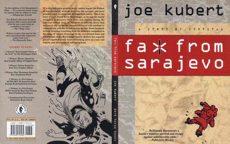 Cover for Fax from Sarajevo (Dark Horse, 1996 series) [Second printing]