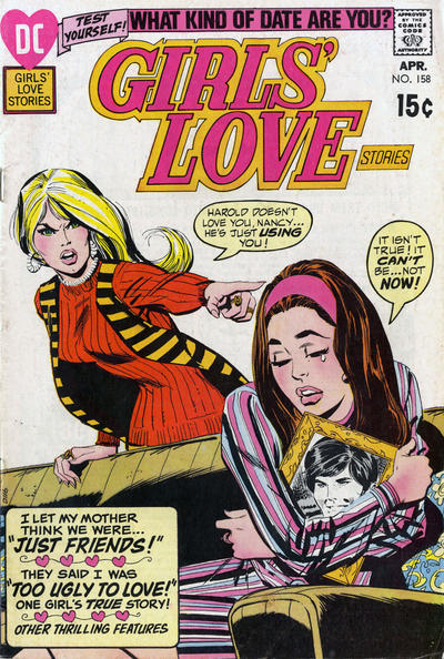 Cover for Girls' Love Stories (DC, 1949 series) #158