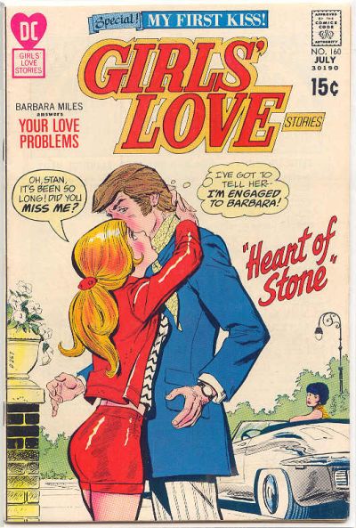 Cover for Girls' Love Stories (DC, 1949 series) #160