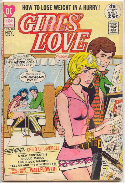 Cover for Girls' Love Stories (DC, 1949 series) #163