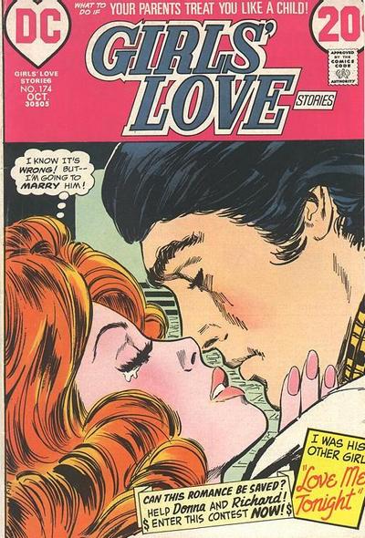 Cover for Girls' Love Stories (DC, 1949 series) #174