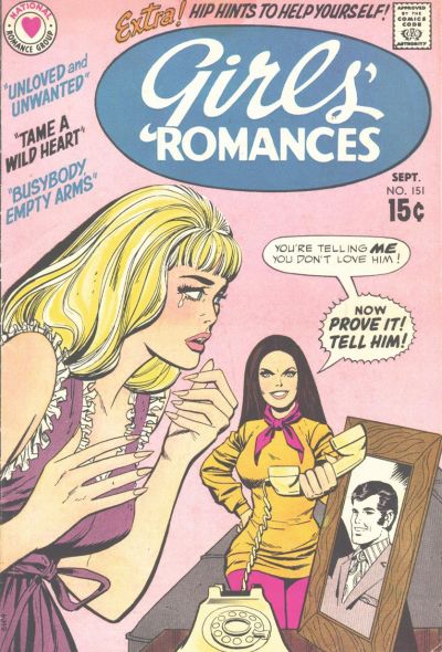 Cover for Girls' Romances (DC, 1950 series) #151