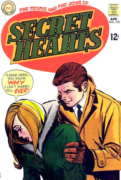Cover for Secret Hearts (DC, 1949 series) #135
