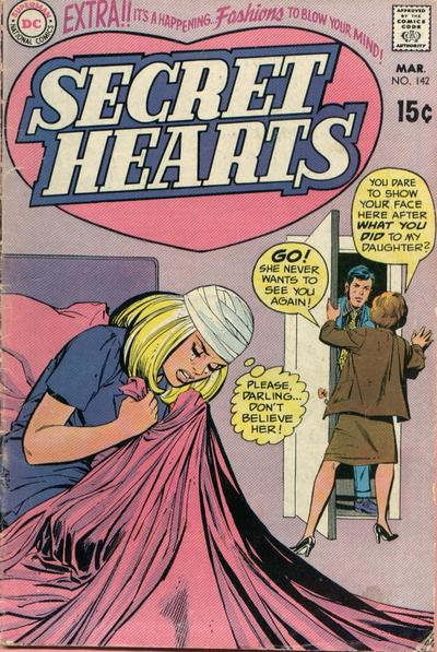 Cover for Secret Hearts (DC, 1949 series) #142
