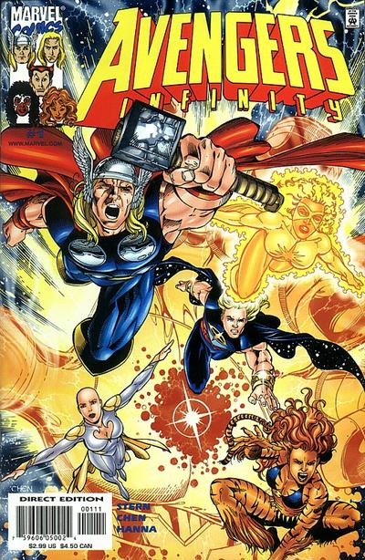 Cover for Avengers Infinity (Marvel, 2000 series) #1 [Direct Edition]