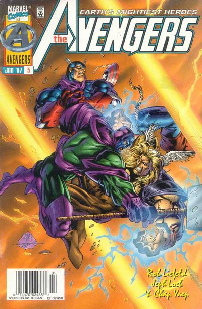 Cover for Avengers (Marvel, 1996 series) #3 [Newsstand]