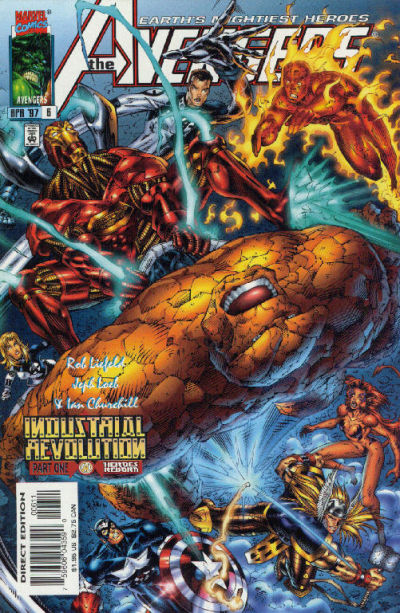 Cover for Avengers (Marvel, 1996 series) #6 [Direct Edition]