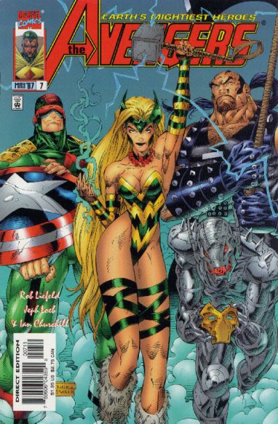 Cover for Avengers (Marvel, 1996 series) #7 [Direct Edition]