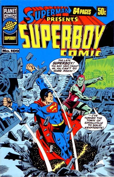 Cover for Superman Presents Superboy Comic (K. G. Murray, 1976 ? series) #109