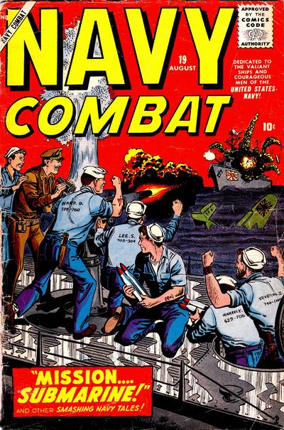Cover for Navy Combat (Marvel, 1955 series) #19