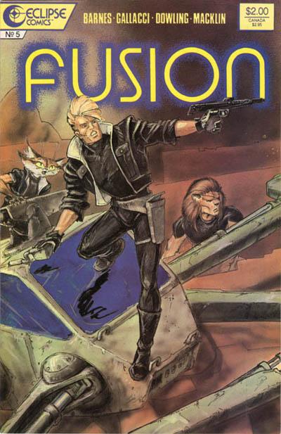 Cover for Fusion (Eclipse, 1987 series) #5