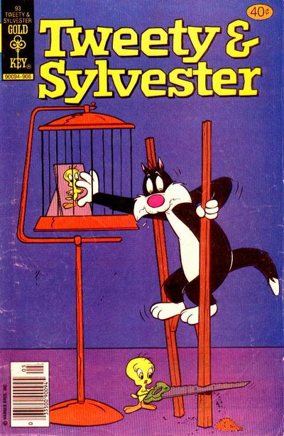 Cover for Tweety and Sylvester (Western, 1963 series) #93 [Gold Key]
