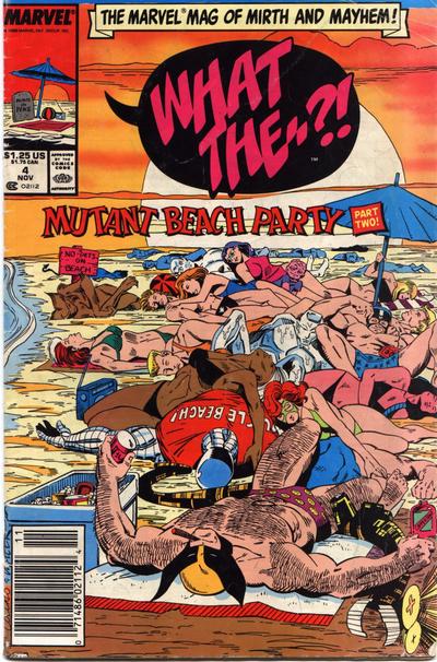 Cover for What The--?! (Marvel, 1988 series) #4 [Newsstand]