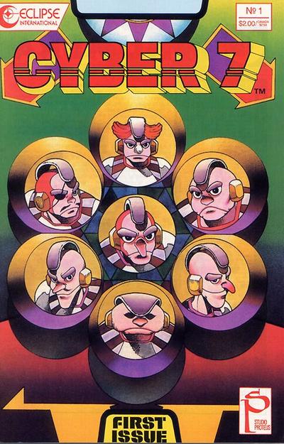 Cover for Cyber 7 (Eclipse, 1989 series) #1