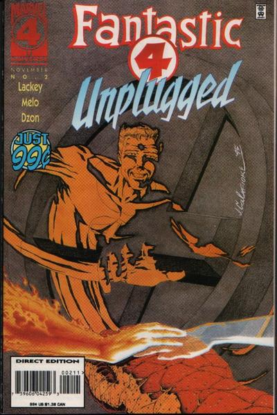 Cover for Fantastic Four Unplugged (Marvel, 1995 series) #2