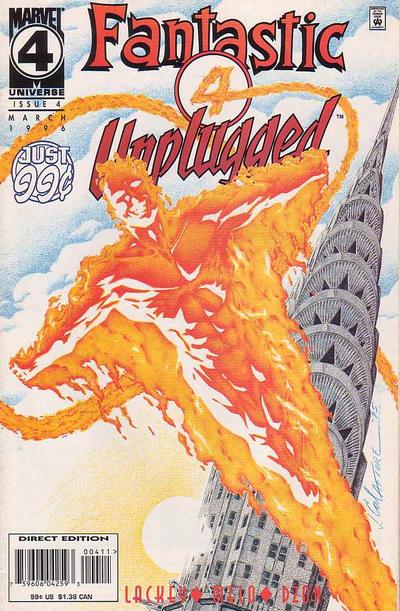 Cover for Fantastic Four Unplugged (Marvel, 1995 series) #4