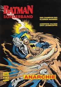 Cover Thumbnail for Batman Sonderband (Norbert Hethke Verlag, 1989 series) #24 - Anarchie