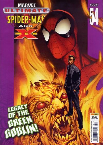 Cover for Ultimate Spider-Man and X-Men (Panini UK, 2005 series) #54