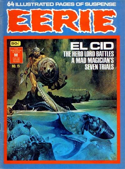 Cover for Eerie (K. G. Murray, 1974 series) #15