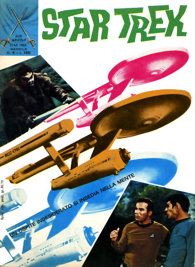 Cover for Star Trek [Albi Spada] (Edizioni Fratelli Spada, 1972 series) #4