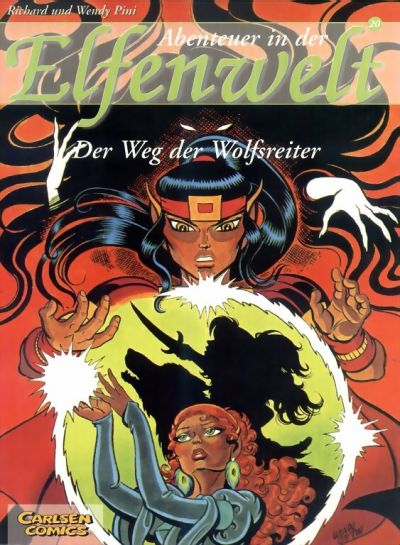 Cover for Abenteuer in der Elfenwelt (Carlsen Comics [DE], 1997 series) #20 - Der Weg der Wolfsreiter