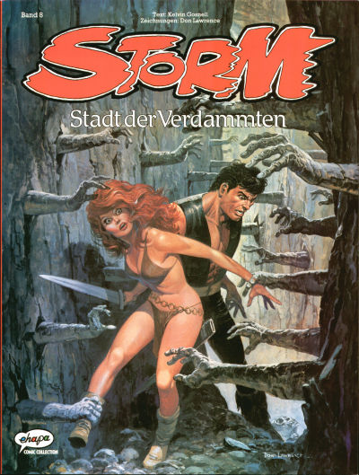 Cover for Storm (Egmont Ehapa, 1989 series) #8 - Stadt der Verdammten