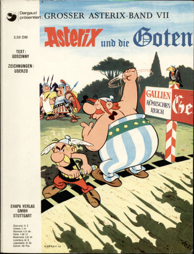 Cover for Asterix (Egmont Ehapa, 1968 series) #7 - Asterix und die Goten [3,50 DM]