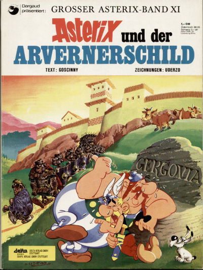 Cover for Asterix (Egmont Ehapa, 1968 series) #11 - Asterix und der Arvernerschild [5,00 DM]