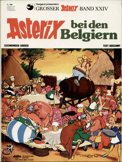 Cover for Asterix (Egmont Ehapa, 1968 series) #24 - Asterix bei den Belgiern