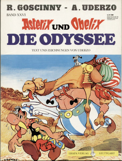 Cover for Asterix (Egmont Ehapa, 1968 series) #26 - Die Odyssee