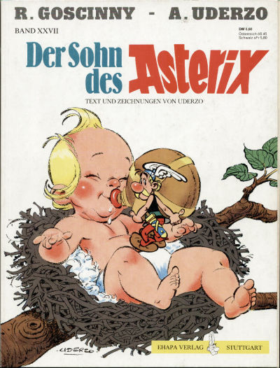 Cover for Asterix (Egmont Ehapa, 1968 series) #27 - Der Sohn des Asterix