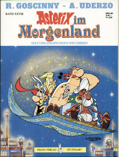 Cover for Asterix (Egmont Ehapa, 1968 series) #28 - Asterix im Morgenland