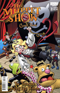 Cover Thumbnail for The Muppet Show: The Treasure of Peg-Leg Wilson (Boom! Studios, 2009 series) #3 [Cover B]