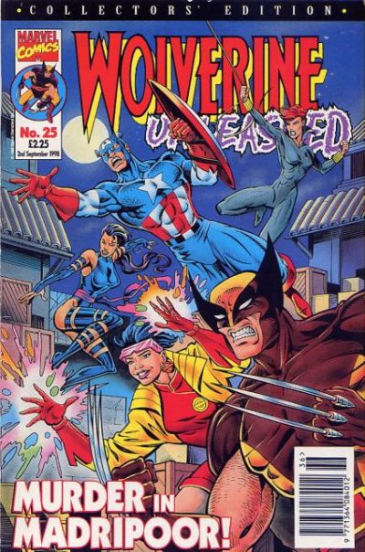 Cover for Wolverine Unleashed (Panini UK, 1996 series) #25