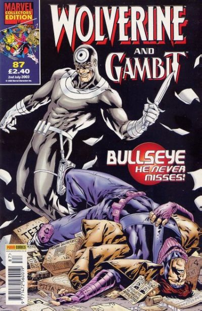 Cover for Wolverine and Gambit (Panini UK, 2000 series) #87