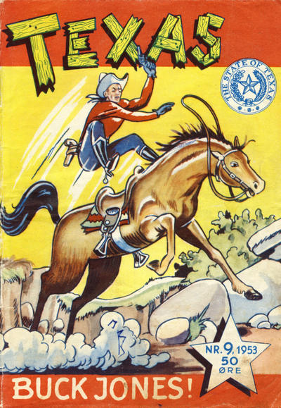 Cover for Texas (Serieforlaget / Se-Bladene / Stabenfeldt, 1953 series) #9/1953
