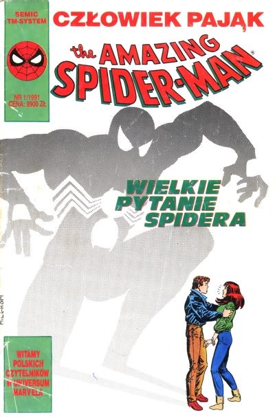 Cover for The Amazing Spider-Man (TM-Semic, 1990 series) #1/1991