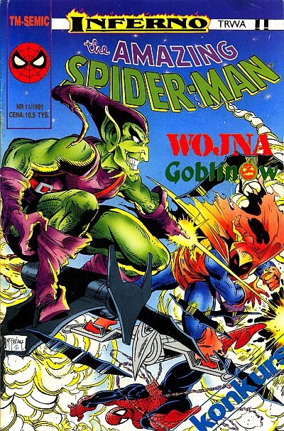 Cover for The Amazing Spider-Man (TM-Semic, 1990 series) #11/1991