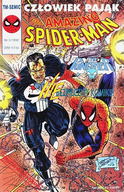Cover for The Amazing Spider-Man (TM-Semic, 1990 series) #9/1992