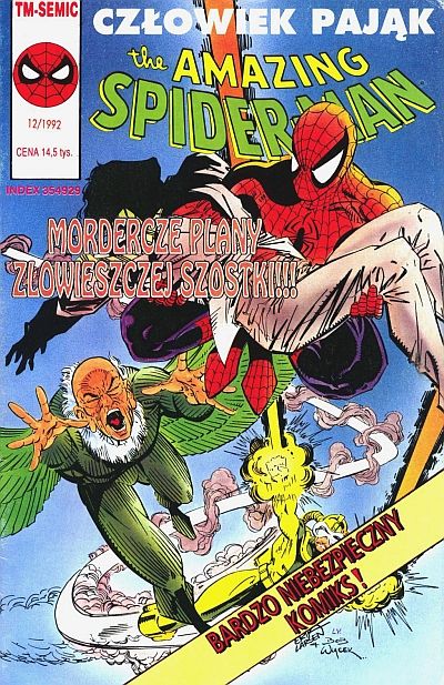 Cover for The Amazing Spider-Man (TM-Semic, 1990 series) #12/1992