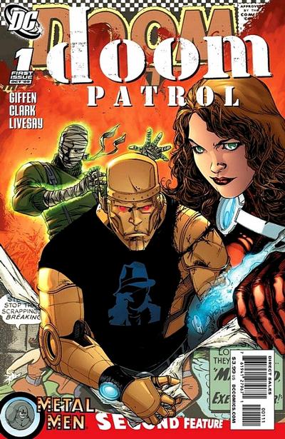 Cover for Doom Patrol (DC, 2009 series) #1 [Doom Patrol Cover]