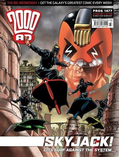 Cover for 2000 AD (Rebellion, 2001 series) #1477