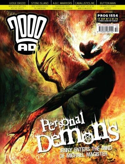 Cover for 2000 AD (Rebellion, 2001 series) #1554