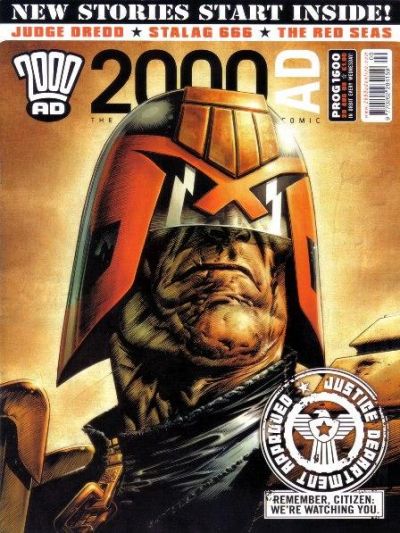 Cover for 2000 AD (Rebellion, 2001 series) #1600